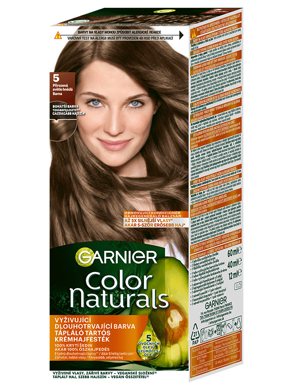 Color Naturals permanentná farba na vlasy 5 Prirodzená svetlo hnedá