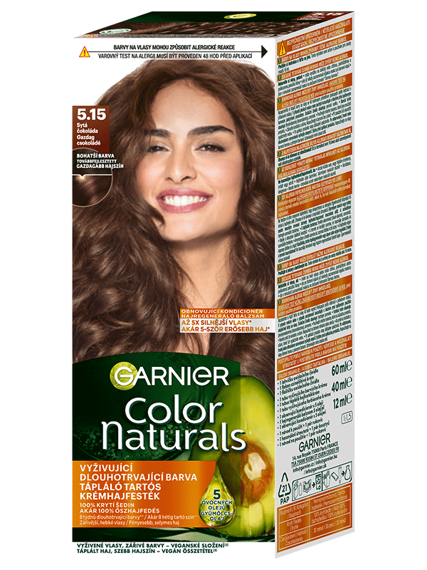 Color Naturals permanentná farba na vlasy 5.15 Sýta čokoládová