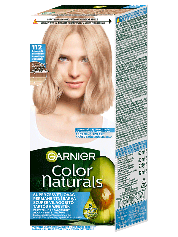 Color Naturals permanentná farba na vlasy 112 Extra svetlá dúhová blond