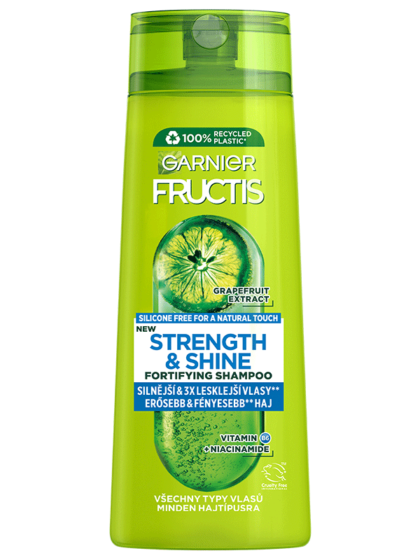 Fructis Strength & Shine posilňujúci šampón pre všetky typy vlasov bez lesku a sily