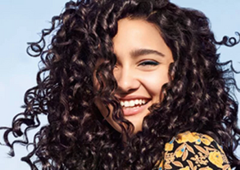 curly hair content block