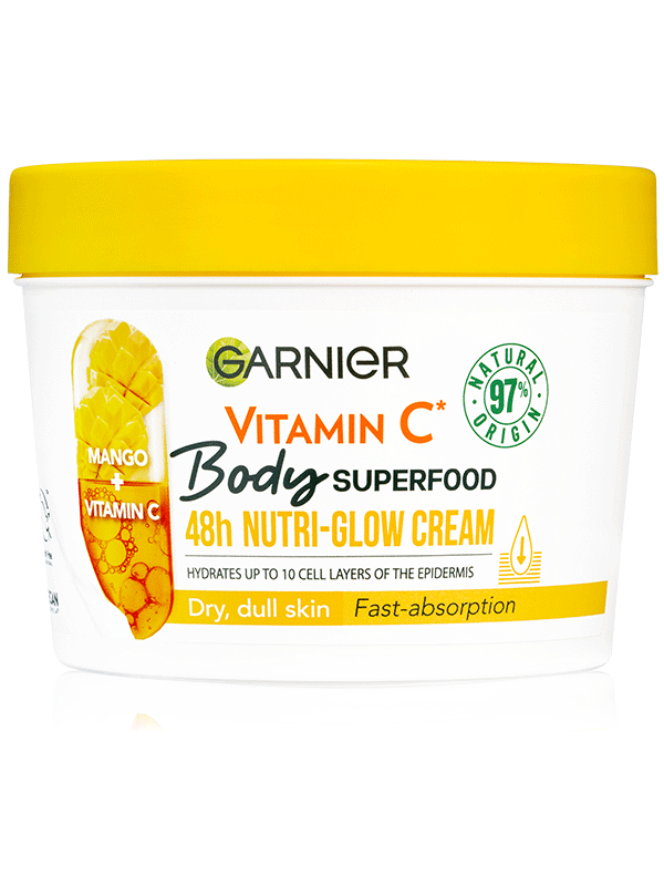 Garnier Body Food Glow Cream mango + vitamín C