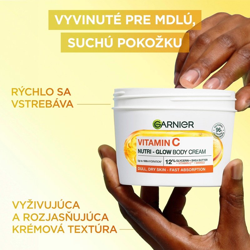 Garnier Body Food krém na rozjasnenie pokožky s mangom + vitamínom C - 2