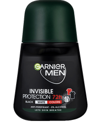 Invisible Black White Colors Roll-on pre mužov