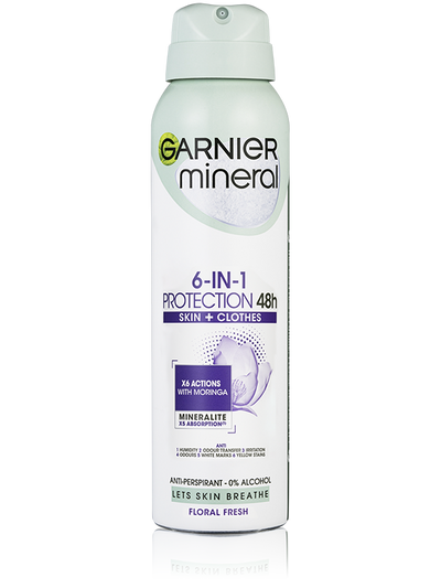 Mineral Protection 6 Skin Clothes 48h, antiperspirant v spreji