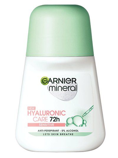 Garnier Mineral Hyaluronic Ultra Care roll-on antiperspirant