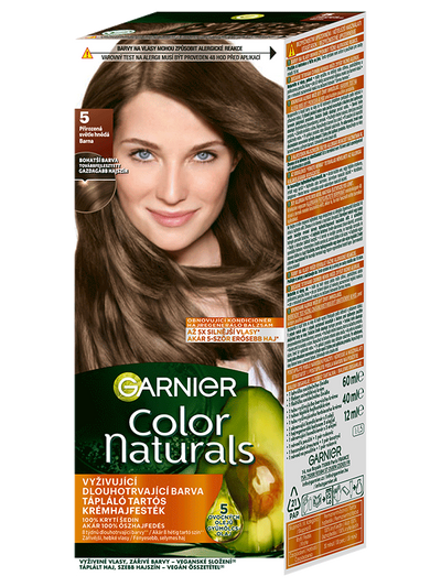 Color Naturals permanentná farba na vlasy 5 Prirodzená svetlo hnedá
