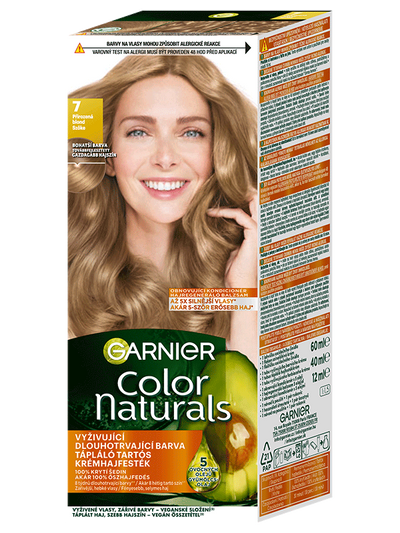 Color Naturals permanentná farba na vlasy 7 Prirodzená blond