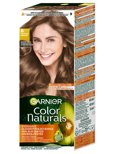 Color Naturals permanentná farba na vlasy 6 Tmavá blond