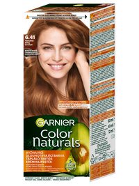 Color Naturals permanentná farba na vlasy 6.41 Teplá jantárová