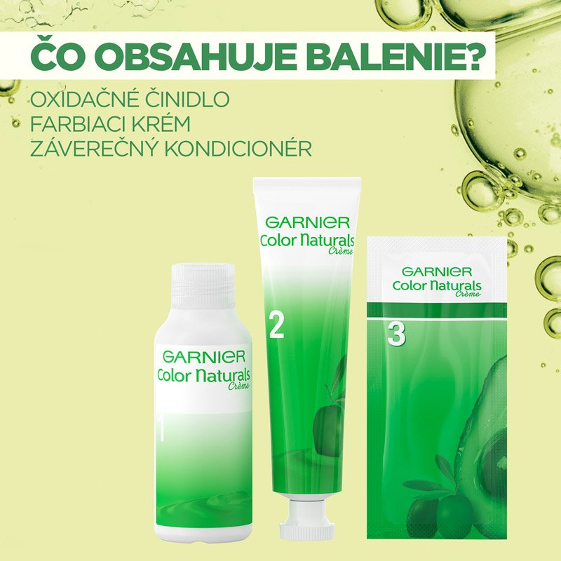 Color Naturals permanentná farba na vlasy - balenie