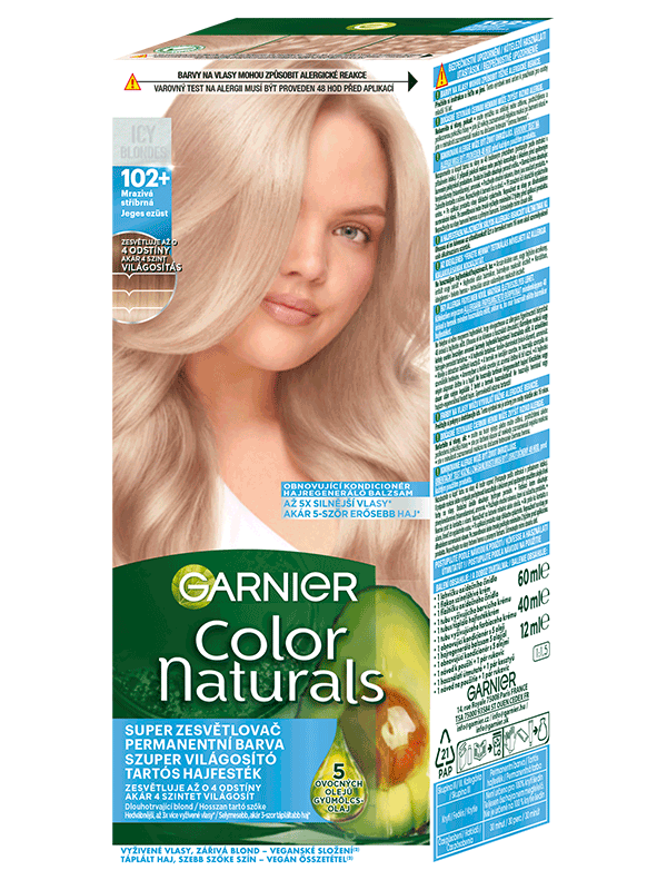 Color Naturals 102+ Mrazivá strieborná