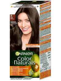 Color Naturals permanentná farba na vlasy - 3 tmavá hnedá