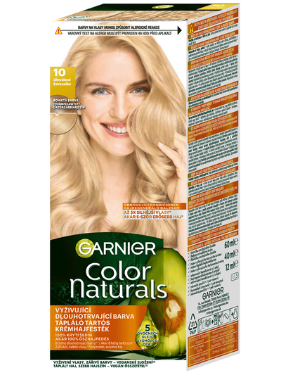 Color Naturals permanentná farba na vlasy - 10 ultra blond