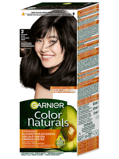 Color Naturals permanentná farba na vlasy - 2.0 prirodzená čierna
