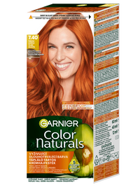 Color Naturals permanentná farba na vlasy - 7.40+ vášnivá medená