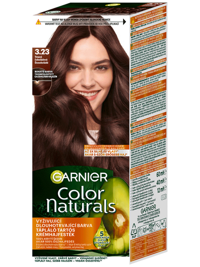 Color Naturals permanentná farba na vlasy - 3.23 tmavá čokoláda