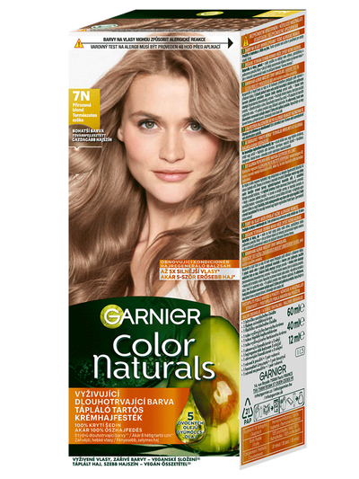 Color Naturals permanentná farba na vlasy - 7N prirodzená blond