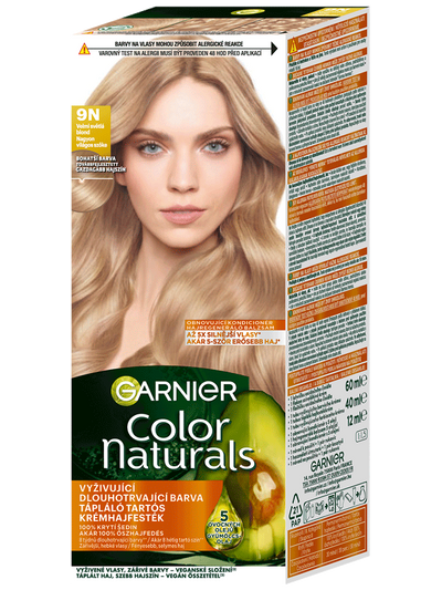 Color Naturals permanentná farba na vlasy - 9N veľmi svetlá blond