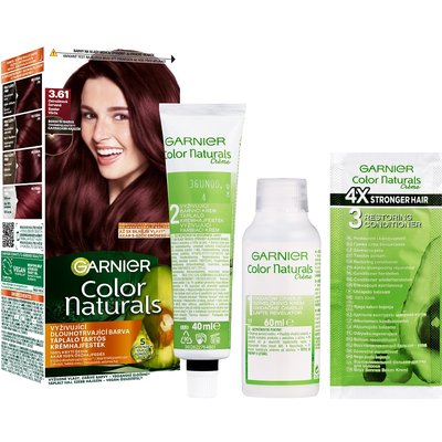 Color Naturals permanentná farba na vlasy - 3.61 černicová červená - 2