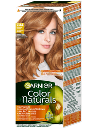 Color Naturals permanentná farba na vlasy - 7.34 prirodzene medená