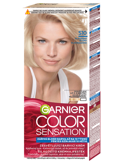 Color Sensation permanentná farba na vlasy - S10 platinová blond