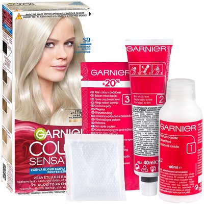 Color Sensation farba na vlasy - S9 strieborná blond - 2