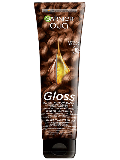 Garnier Olia Gloss - Farbiaca vlasová maska Cowboy Copper