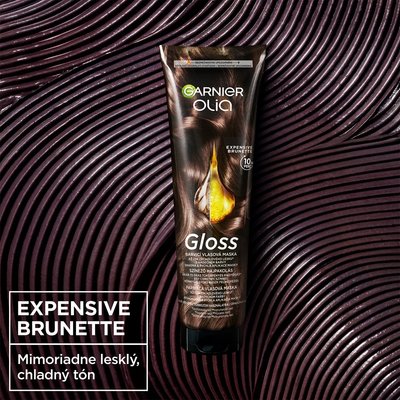 Garnier Olia Gloss - Farbiaca vlasová maska Expensive Brunette - 9