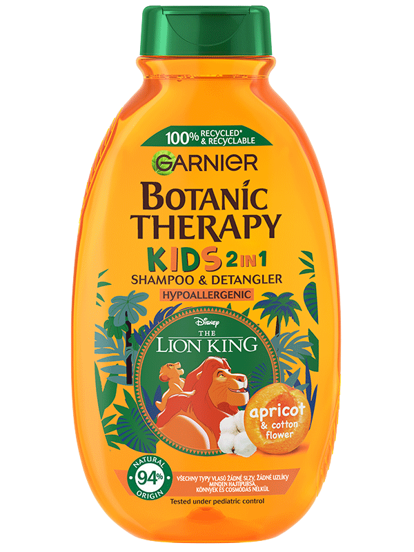 Botanic Therapy Disney Kids 2v1 šampón&kondicionér Leví kráľ, marhuľa