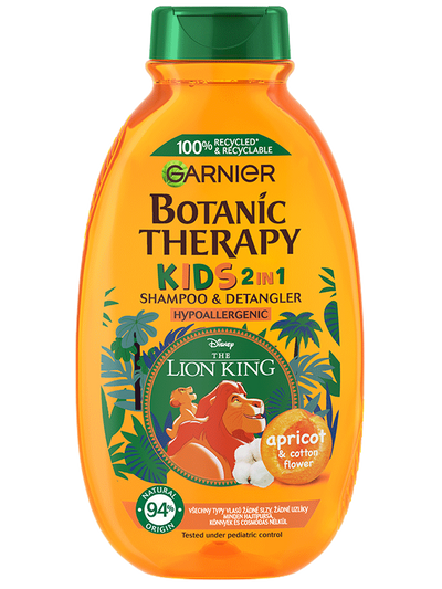 Botanic Therapy Disney Kids 2v1 šampón&kondicionér Leví kráľ, marhuľa