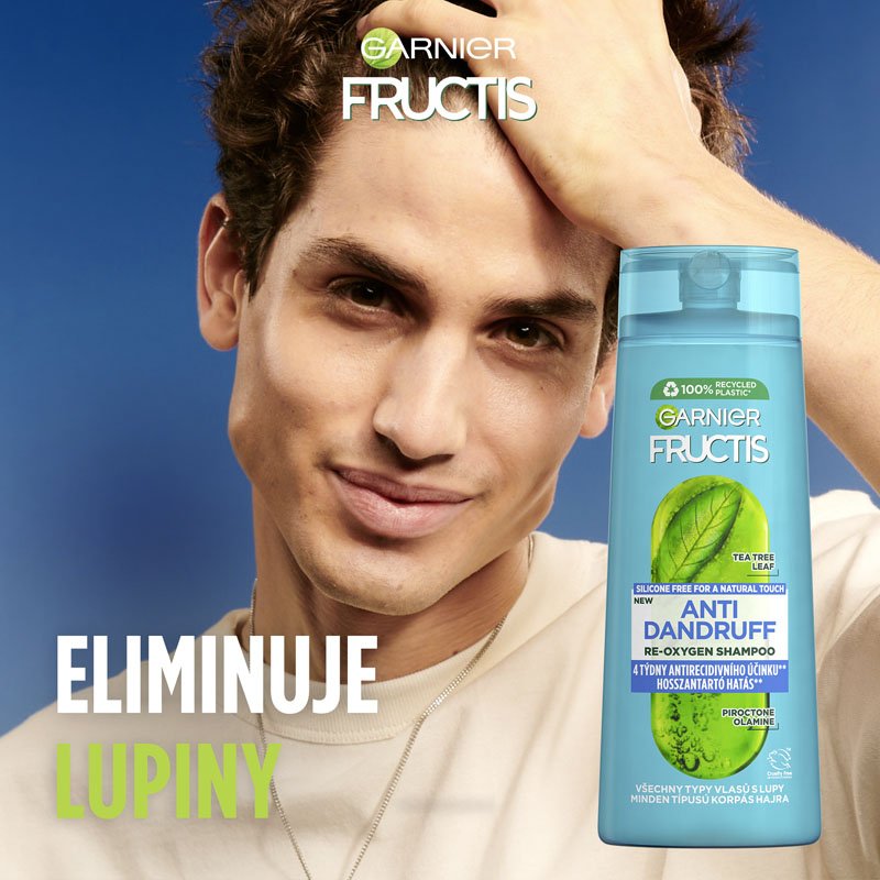 Fructis Anti Dandruff čistiaci šampón na všetky typy vlasov s lupinami - 4