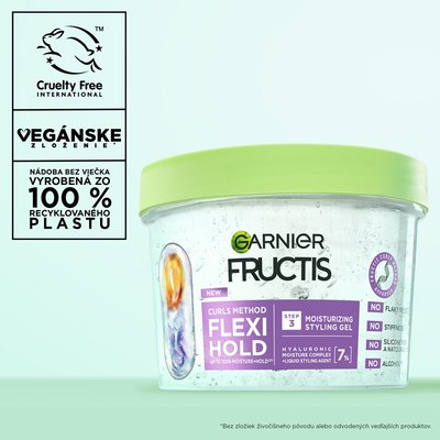 Garnier Fructis Curls Method Flexi Hold Hydratačný stylingový gél - 8