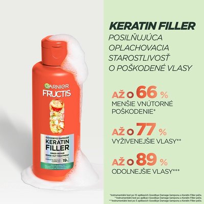 Goodbye Damage Keratin Filler Posilňujúci oplachovacia starostlivosť - 2