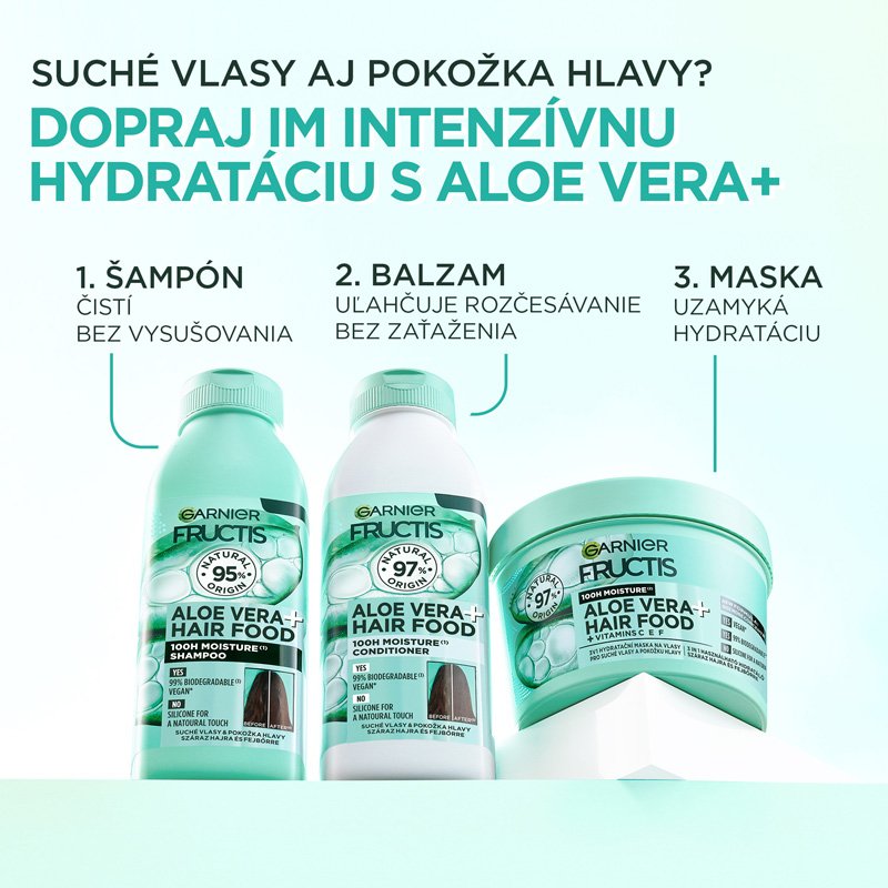 Fructis Hair Food Aloe Vera Hair food balzam na vlasy - 6