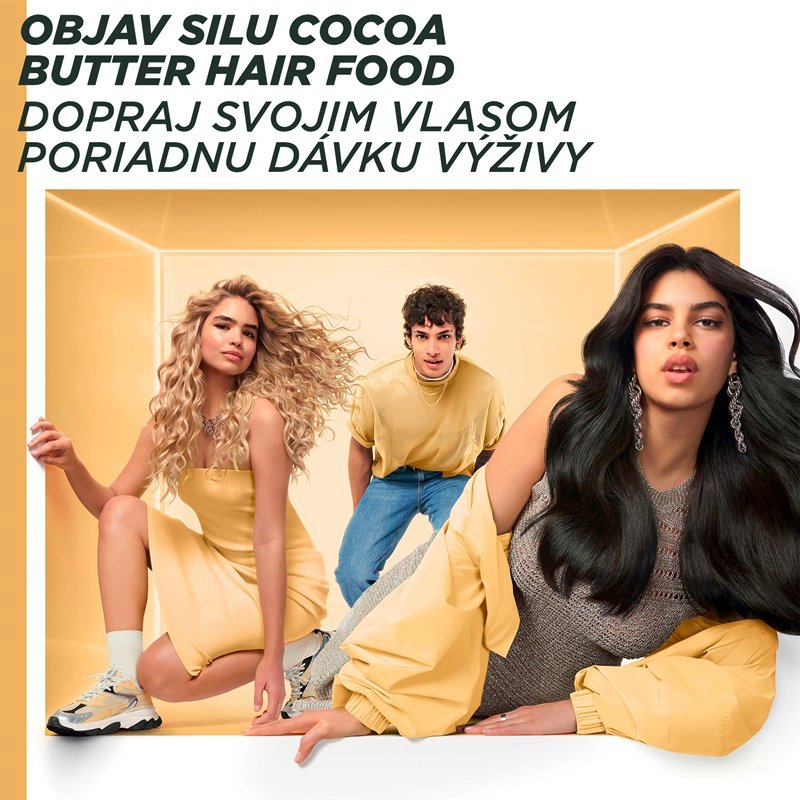 Fructis Hair Food Cocoa Butter uhladzujúci šampón - 5