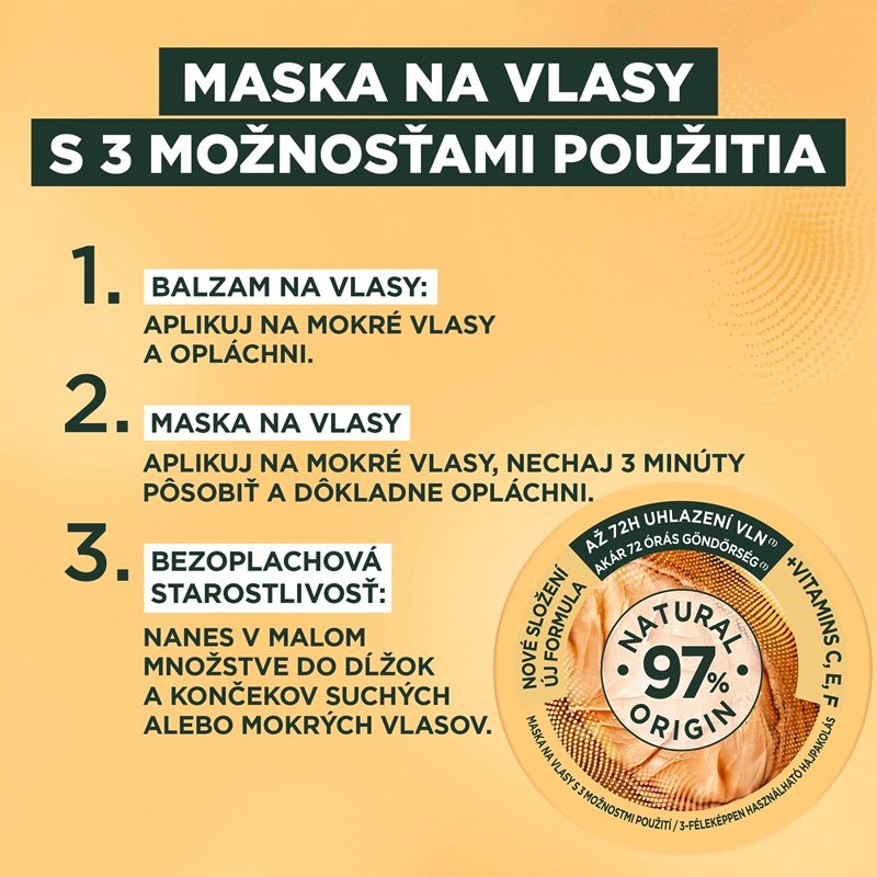 Fructis Hair Food Cocoa Butter 3v1 maska - 4