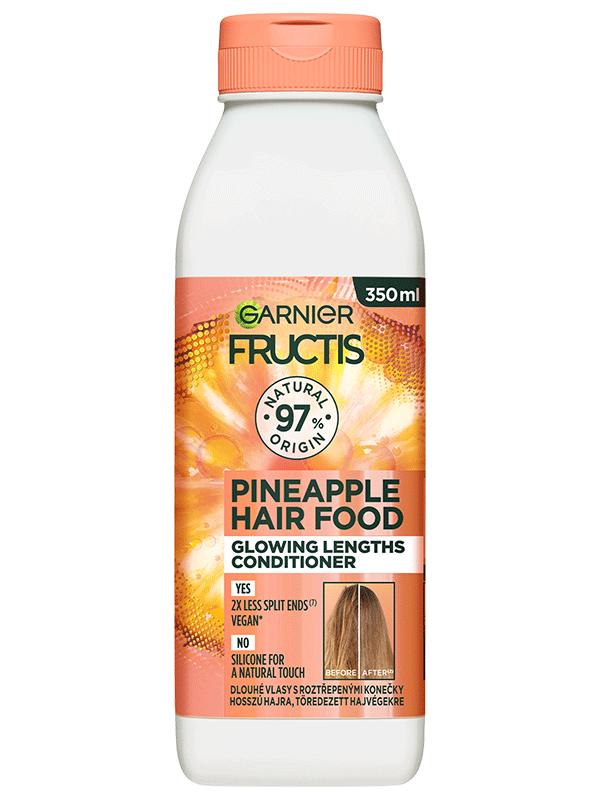 Fructis Hair Food Pineapple Rozjasňujúci balzam na vlasy