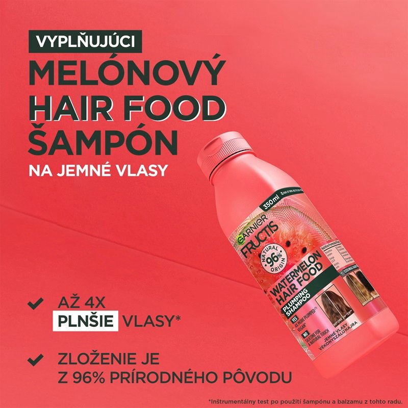 Fructis Hair Food Watermelon šampón - 2