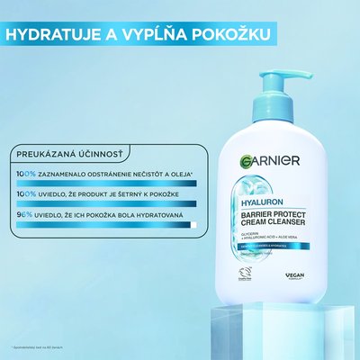 Skin Naturals upokojujúci čistiaci krém s kyselinou hyalurónovou a aloe vera - 3