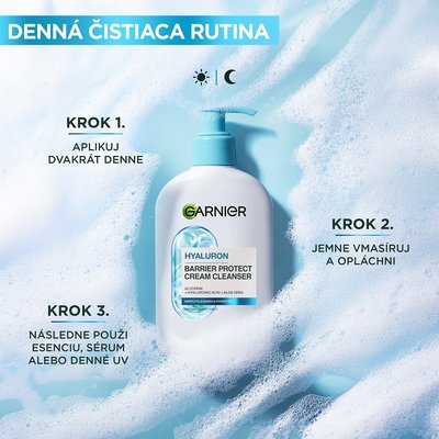 Skin Naturals upokojujúci čistiaci krém s kyselinou hyalurónovou a aloe vera - 4