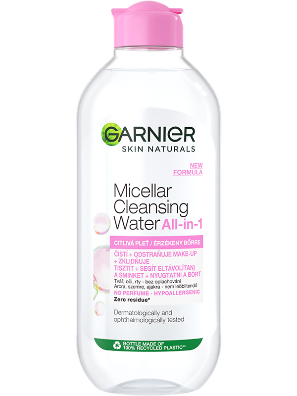 Skin Naturals micelárna voda 3 v 1 pre citlivú pleť