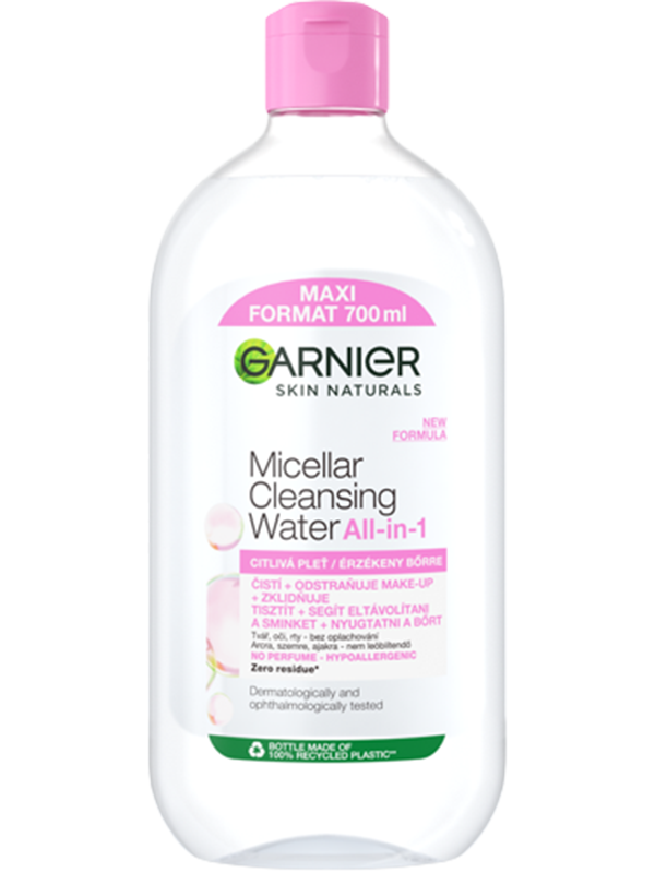 Skin Naturals micelárna voda 3 v 1 pre citlivú pleť 700 ml