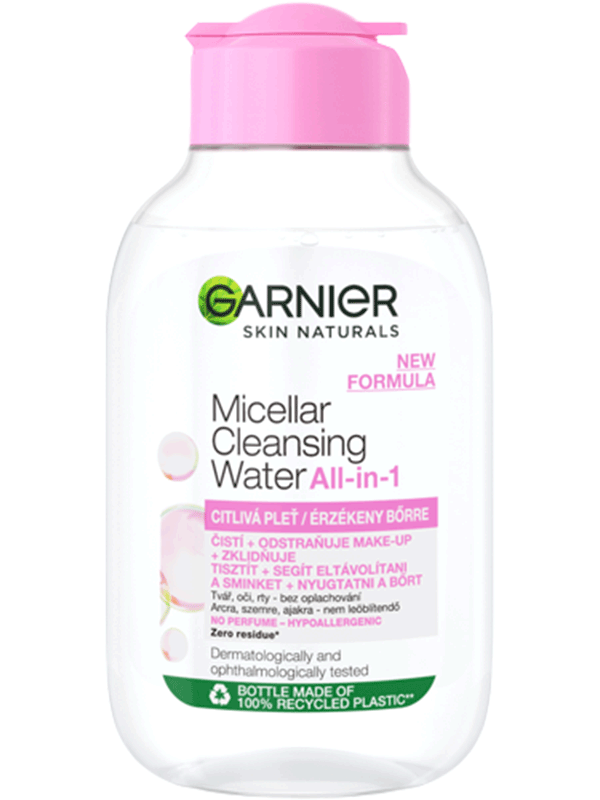 Skin Naturals micelárna voda 3 v 1 pre citlivú pleť 100 ml