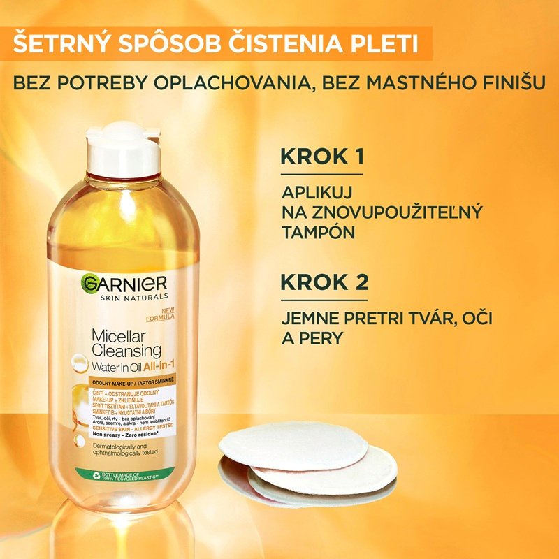 Skin Naturals dvojfázová micelárna voda all-in-1 - 3