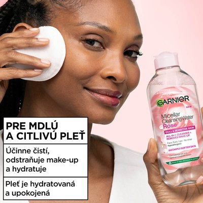 Skin Naturals rozjasňujúca micelárna voda s ružovou vodou, 400 ml - 2