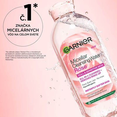 Skin Naturals rozjasňujúca micelárna voda s ružovou vodou, 400 ml - 5