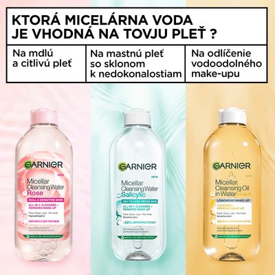 Skin Naturals rozjasňujúca micelárna voda s ružovou vodou, 400 ml - 8
