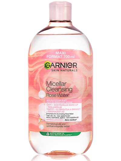 Skin Naturals rozjasňujúca micelárna voda s ružovou vodou, 700 ml