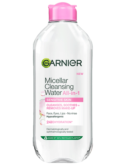 Skin Naturals micelárna voda 3 v 1 pre citlivú pleť 400 ml